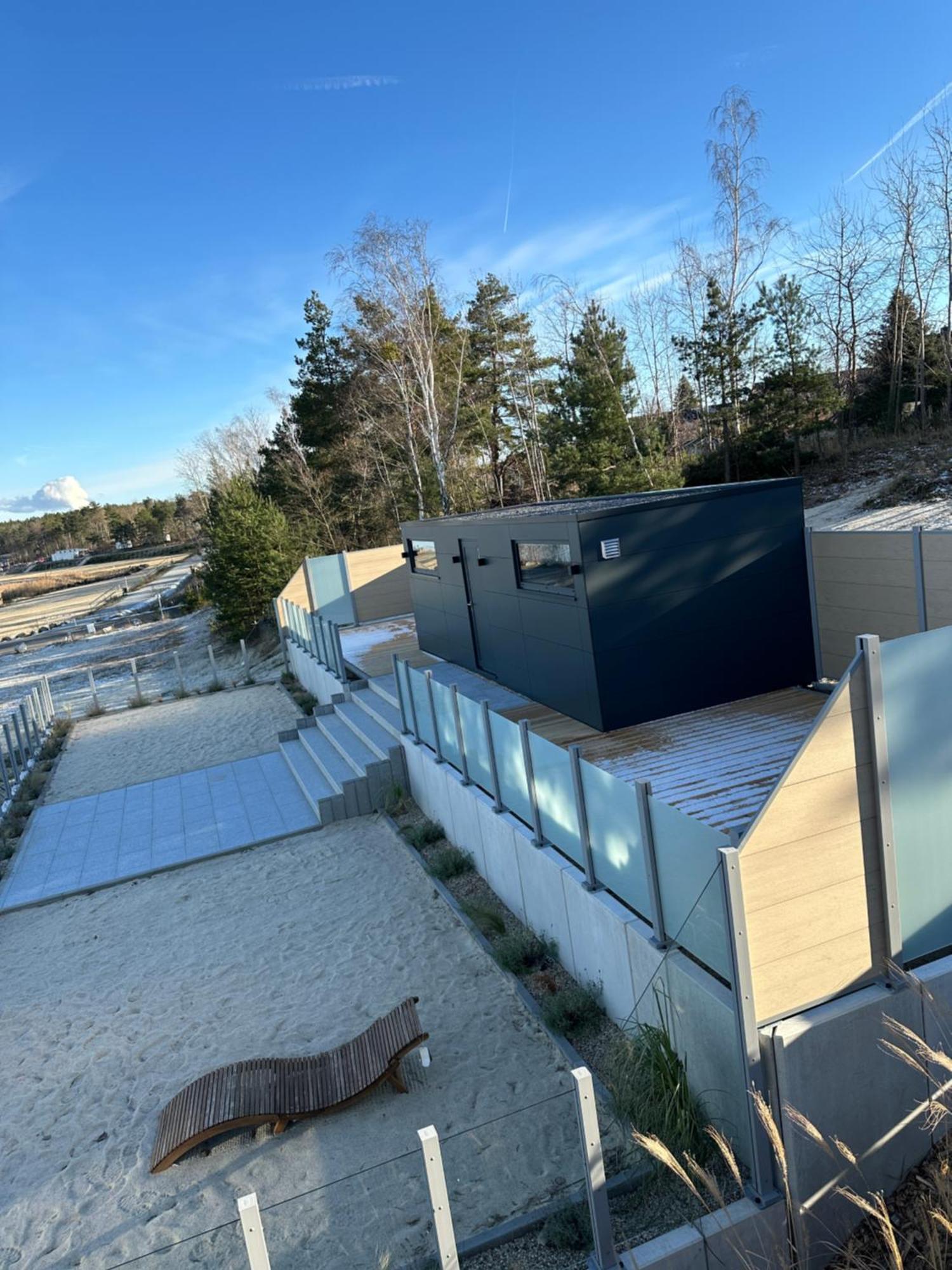 Schwimmendes Ferienhaus Silent Elsterheide Buitenkant foto
